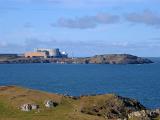 Wylfa Power Station, a nuclear power station situated just west of Cemaes Bay on the island of Anglesey, North Wales.