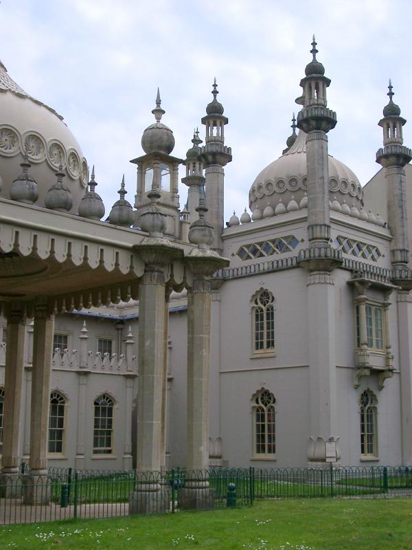 Royal Pavilion Building, the Former Royal Residence in Brighton, England.