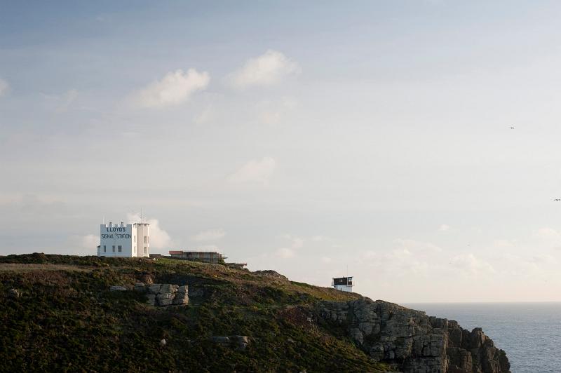 historic light based signal station used to transmit messages to and from ships at sea, Bass Point, Lizard Peninsula