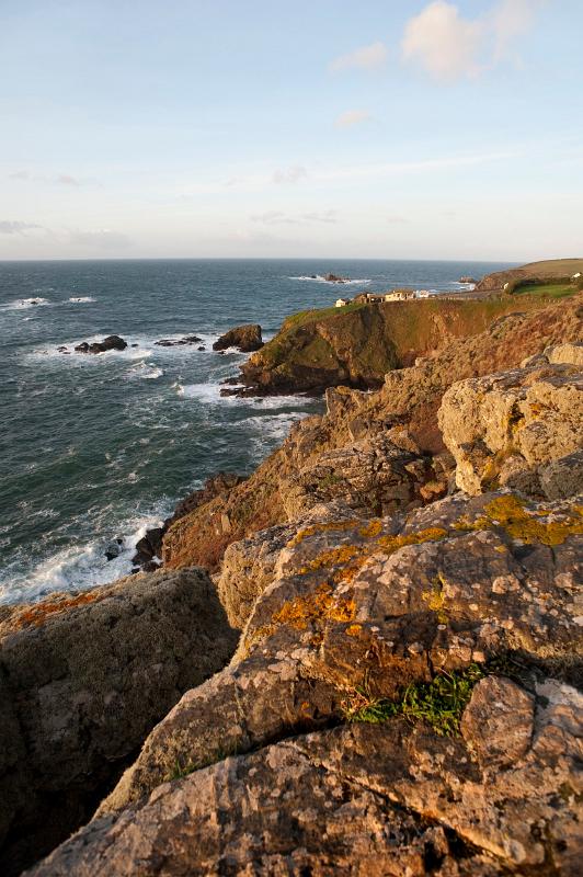 The most southerly point of mainland england, Lizard point, marked of course by a gift shop