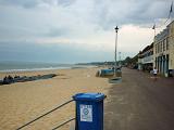 promenade and beach front at bournemouth, dorset,