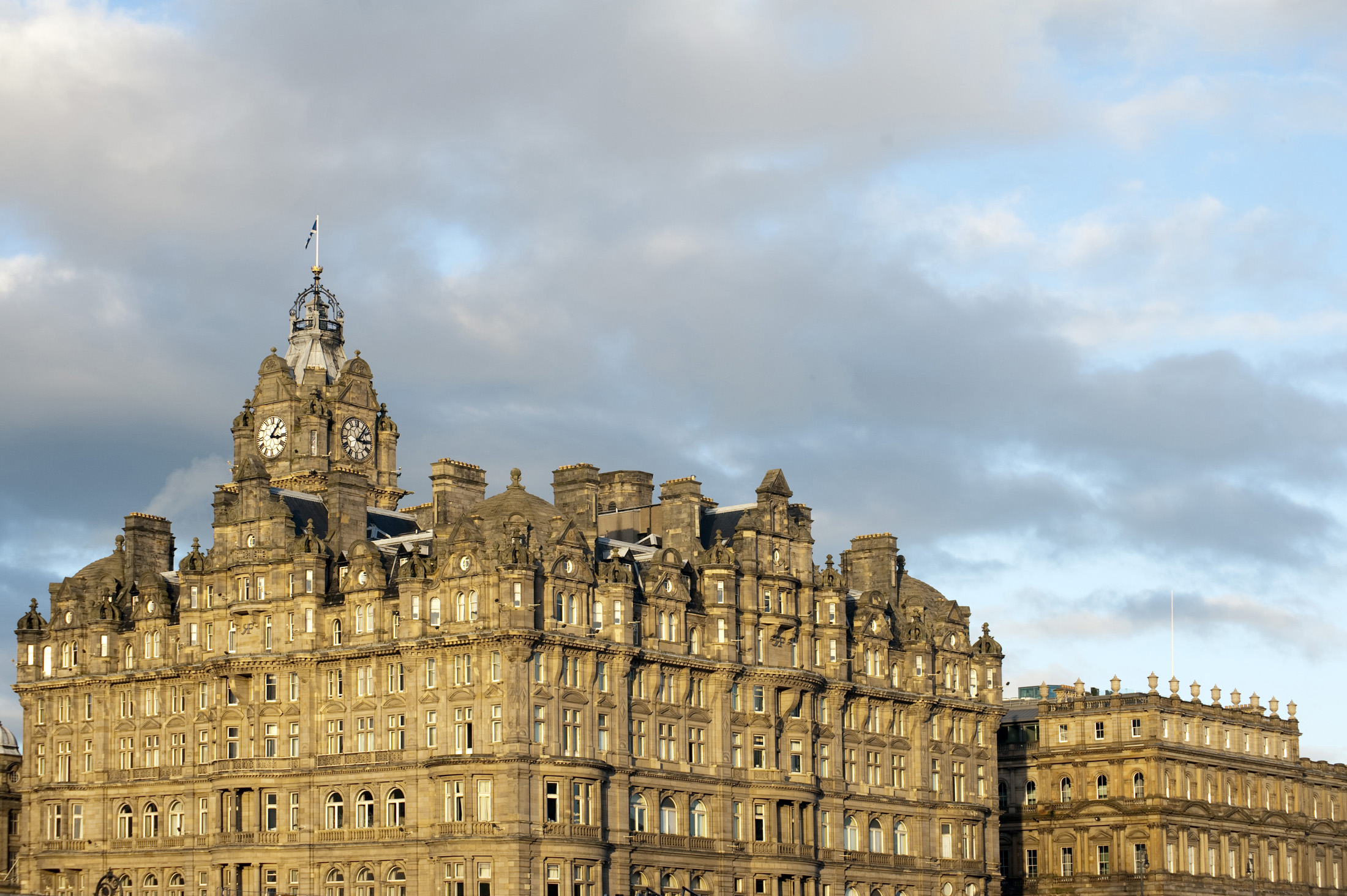 an image of the grand building of the edinburgh balmoral hotel