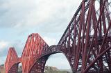 Famous Cantilever bridge crossing the firth of forth, Scotland