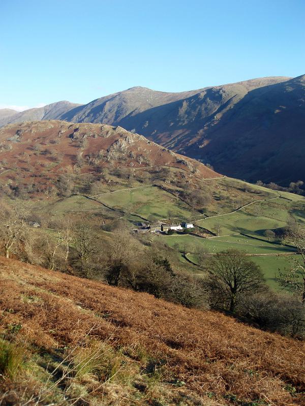 spectacular view from kirkstone pass, cumbria