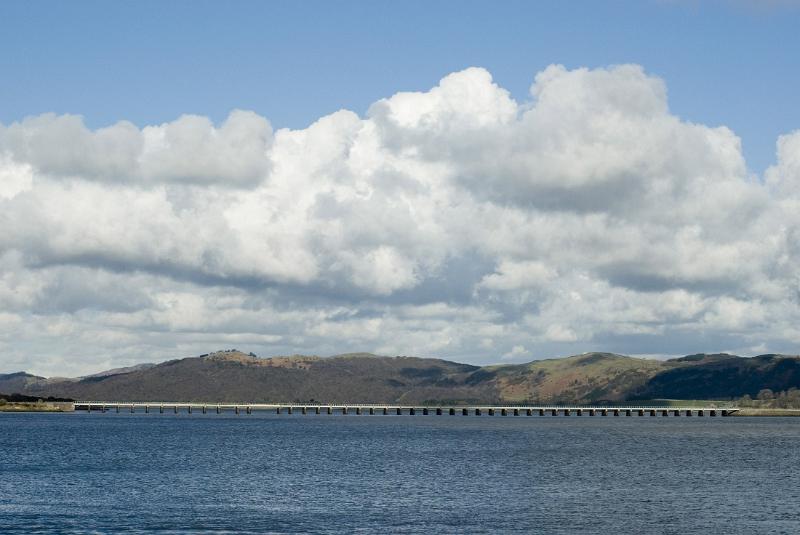 the leven railway viaduct near ulverston, cumbria