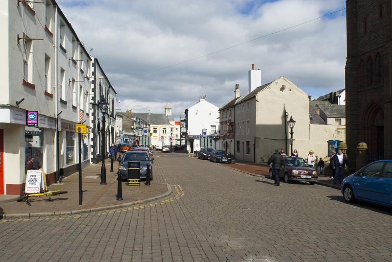 the centre of the cumbrian town of whitehaven