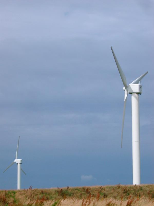 wind turbines on the cumbrian fells