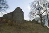 the remains of kendal castle, kendal, cumbria