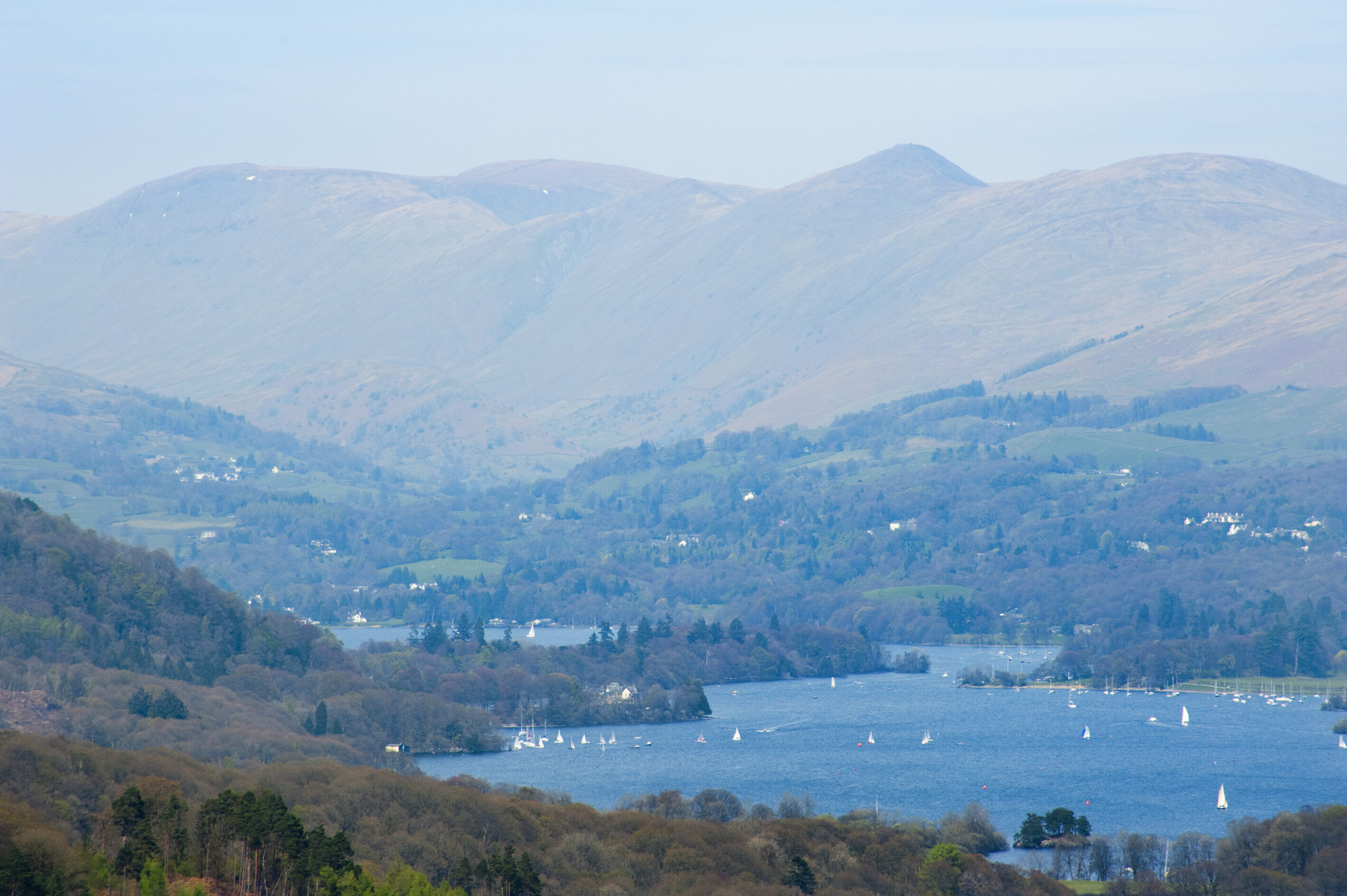 an image of a view a cross lake windermere near bowness on windermere