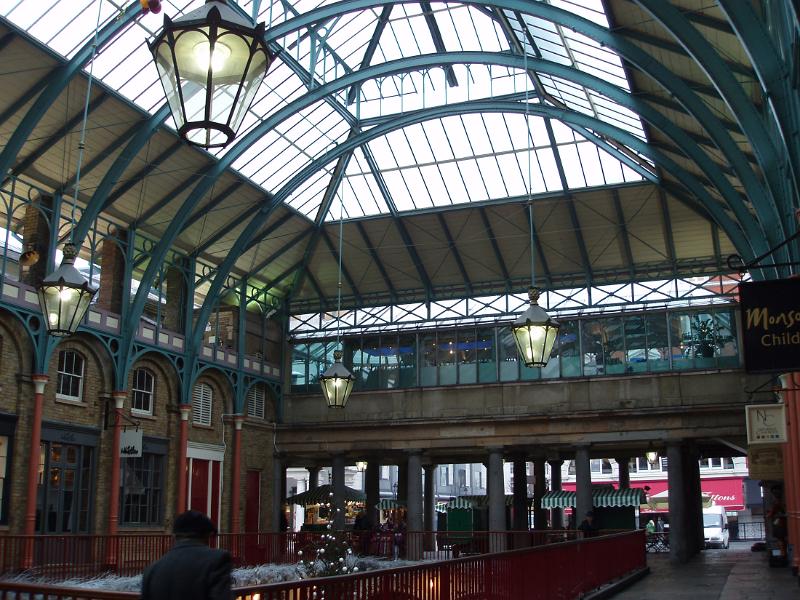 Covent Garden Market Building, a Huge Piazza or Open Area in London, between the West End and the City of London.