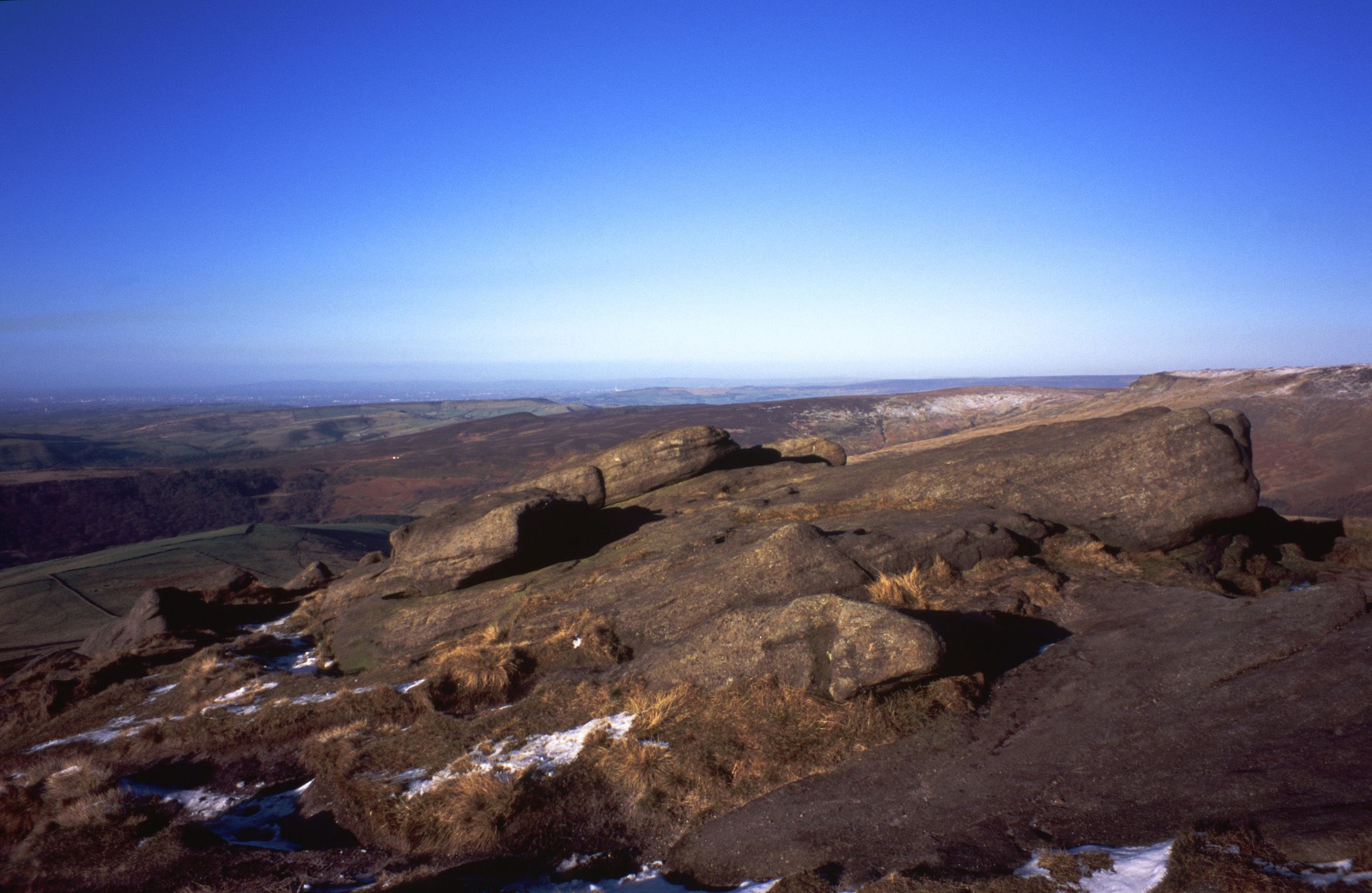 an image of panoramic view from the top of kinder scout, lancashire