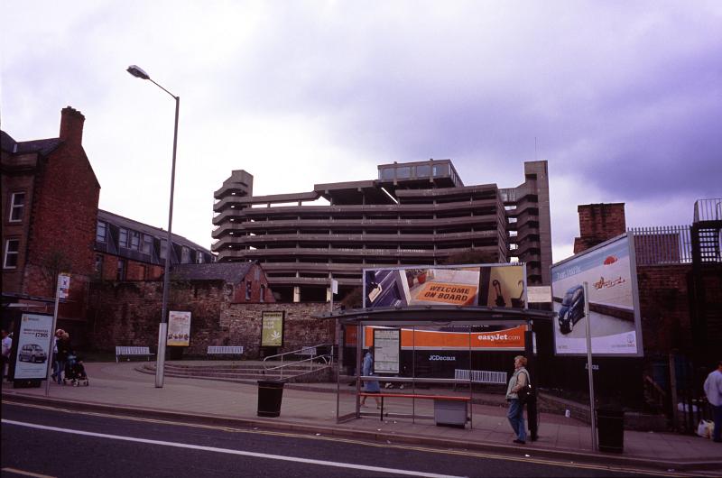 Exterior View of Architectural Building of Trinity Shopping Centre Along the Street in England.
