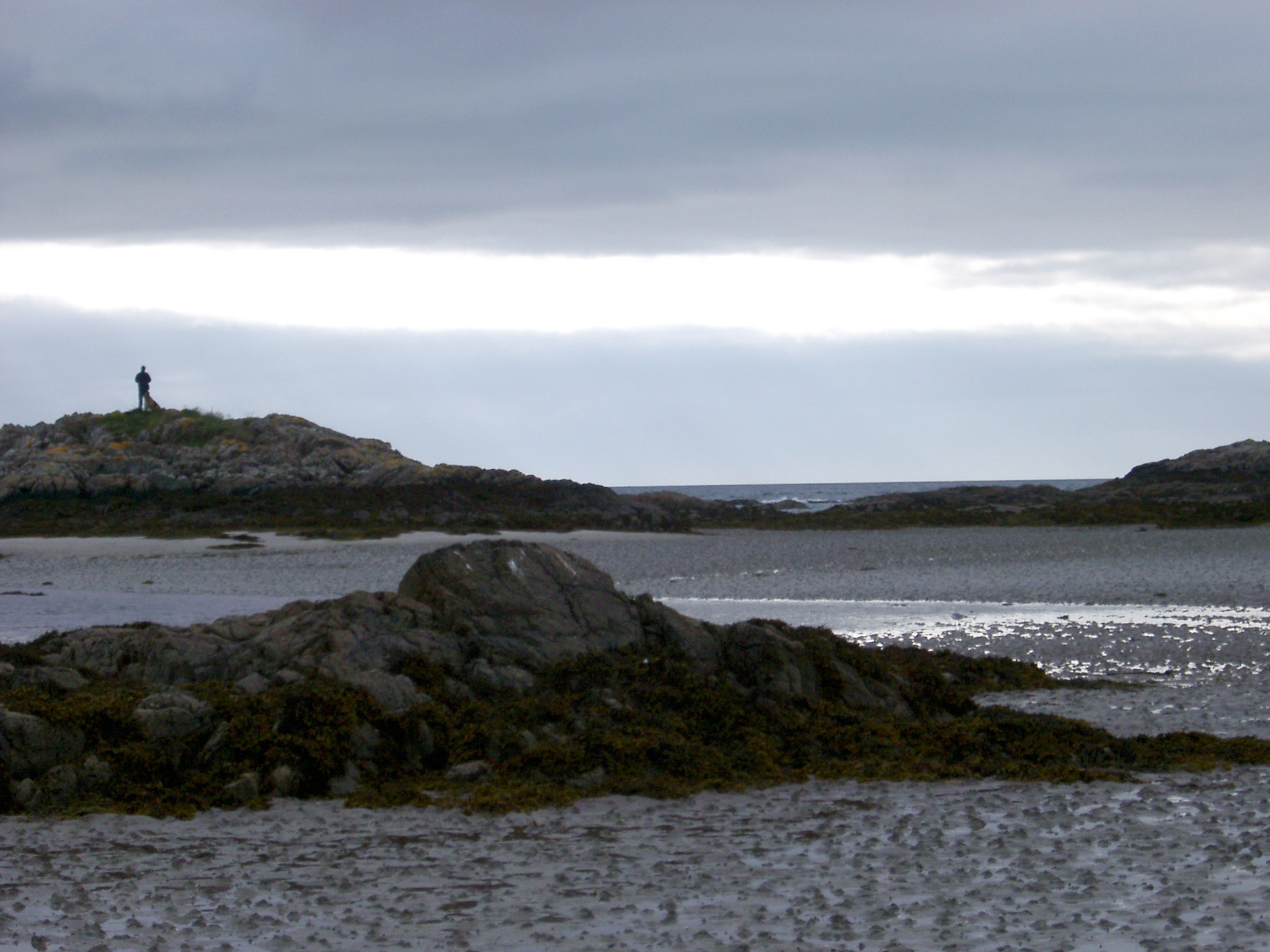 an image of Stormy estury seascape