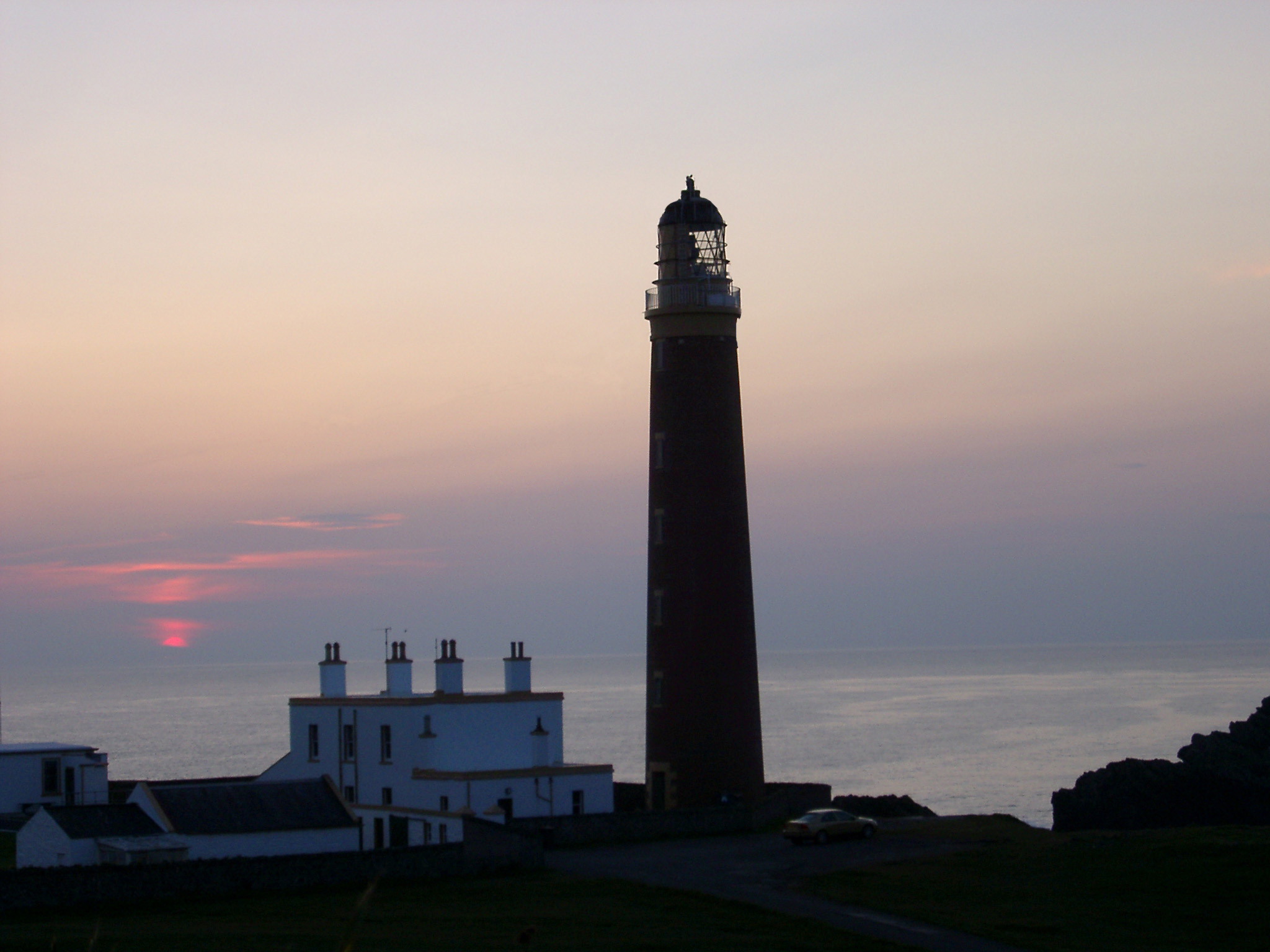 an image of Butt of Lewis Lighthouse at Dusk, Outer Hebrides, Scotland