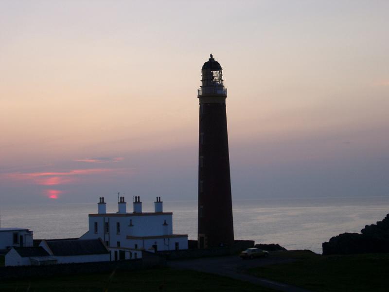 Butt of Lewis Lighthouse at Dusk, Outer Hebrides, Scotland