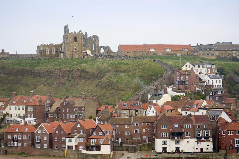 st marys church a view of st marys church on the hill and the church stairs snaking their way to the top