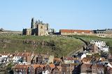 st marys chruch and the cottages below on tate hill whitby