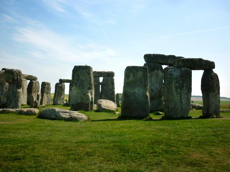 standing stones of the famous wiltshire landmark, stonehenge