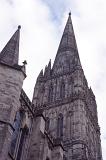 tower and spire of salisbury cathedral
