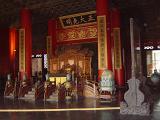 Artistic Architectural Vintage Chinese Temple Interior Design, Filled with Assorted Sculpture Decorations.