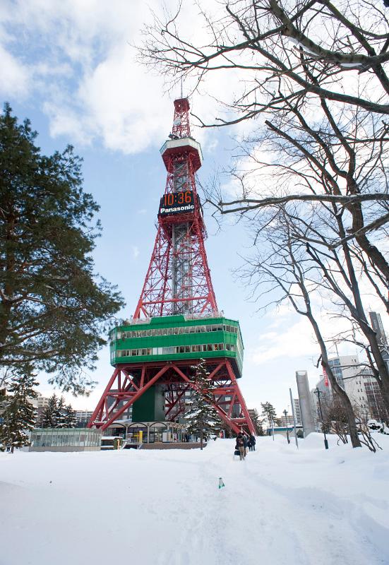 Sapporos landmark TV tower the Terebi-tu