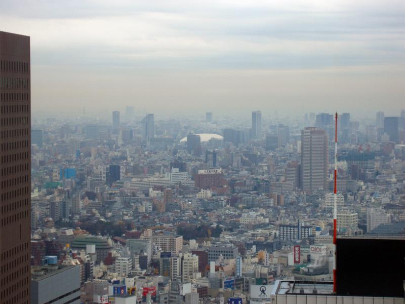 a sprawling panoramic view of buildings in metropolitan tokyo