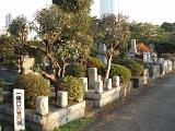 a traditonal japanese cemetery