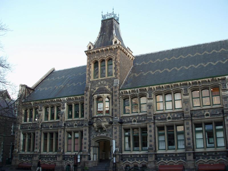 historic former university of canterbury buildings,