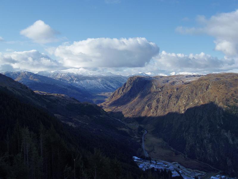 queenstown newzealand in winter, a view towards coronet peak