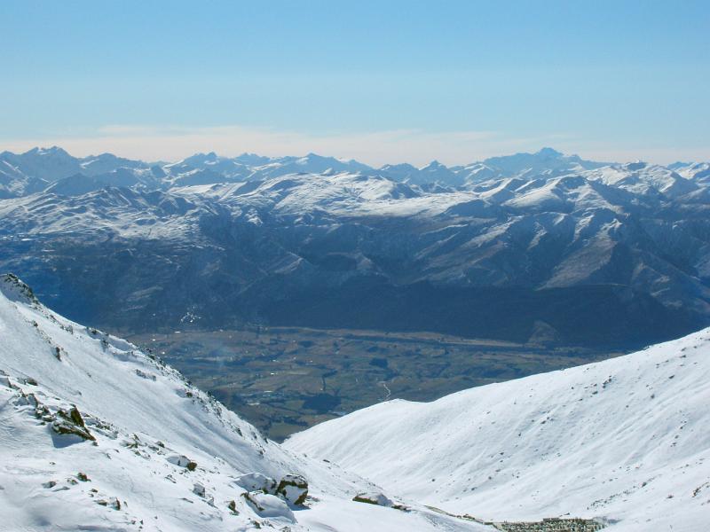 mountain winter sports at the remarkables ski area, queenstown newzealand