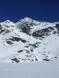 rugged mountains in the remarkables ski area with a fresh covering of snow