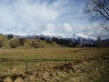 mountains between geraldine and tekapo
