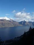 lake wakatipu as seen from the surrounding mountains