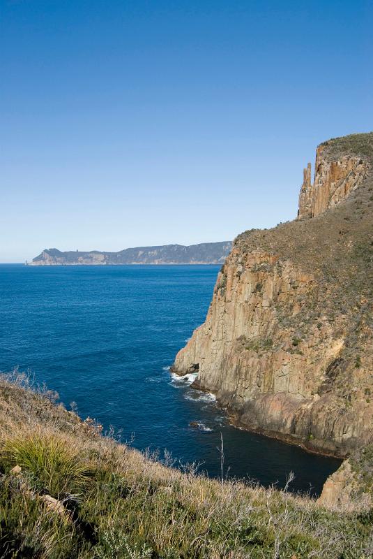 a view of cape pillar as seen from cape hauy, tasman peninsula