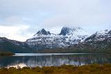 Cradle mountain with a covering of snow, Cradle Mountain-Lake St Clair National Park