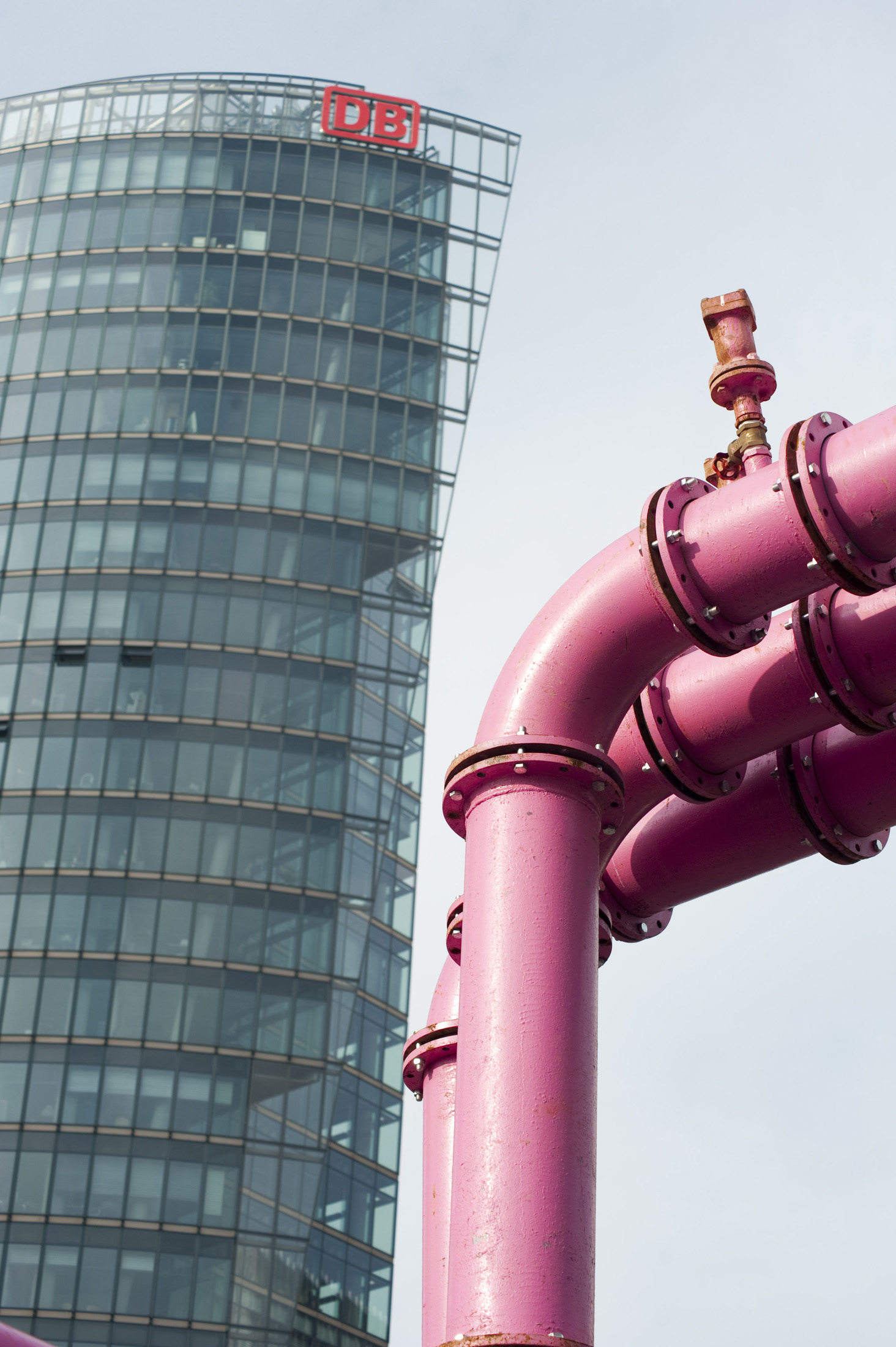 an image of offices of the deutsche bahn, potsdamer platz, berlin, germany