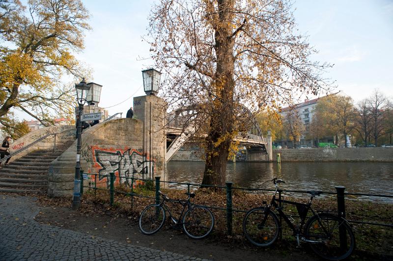 suburban scene in berlin, germany