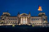 night time view of the berlin reichstag parliament building