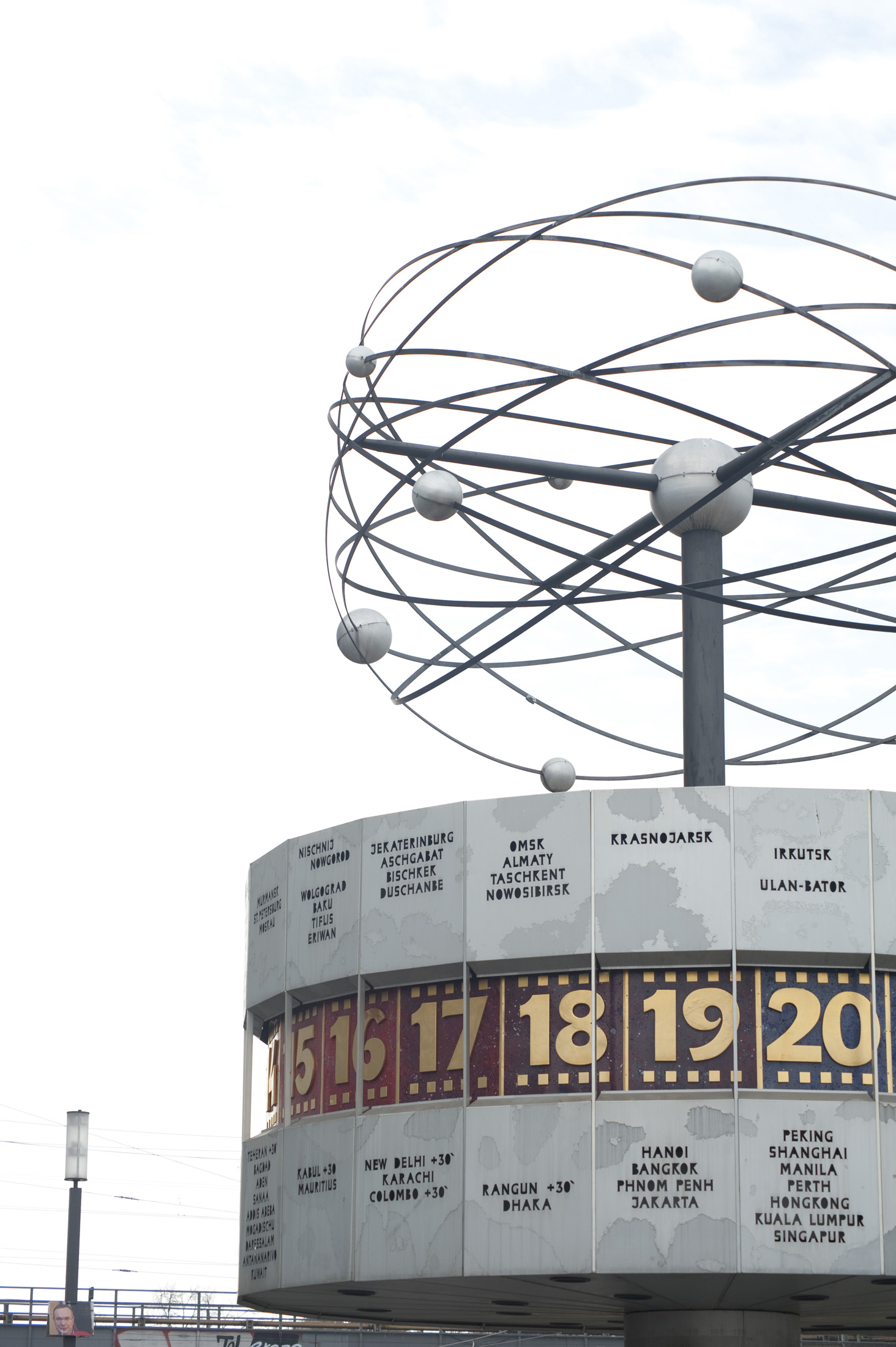 an image of The weltzeituhr world clock, built in 1959 in alexander platz, berlin, germany