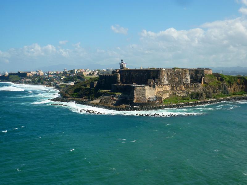 Spanish fort in San Juan, Puerto Rico