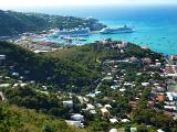 cruise ships docked on the caribbean island of st thomas