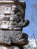 Detail of Carvings at Chichen Itza Mayan Ruins, Yucatan, Mexico