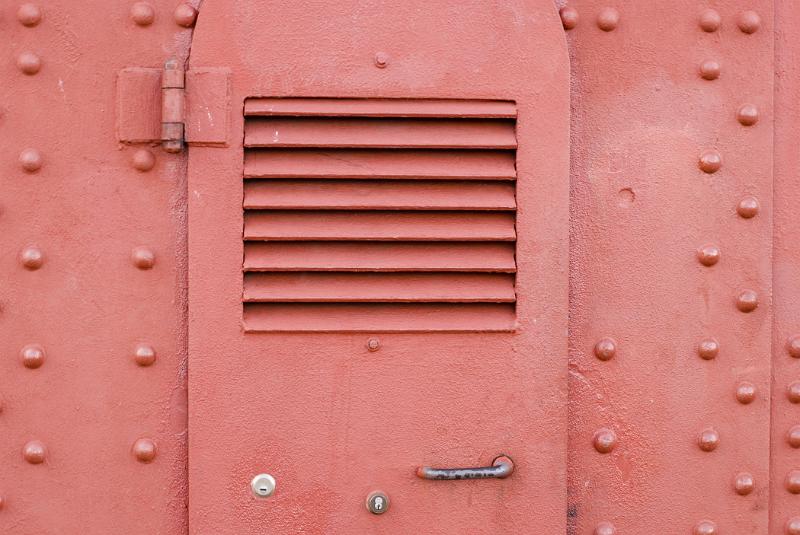 Metallic Details of Golden Gate Bridge Light Red Metallic Part Details of Famous Golden Gate Bridge in San Francisco