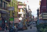 Busy street scene in China Town, San Francisco, a multicultural area catering to the Asian and Chinese community