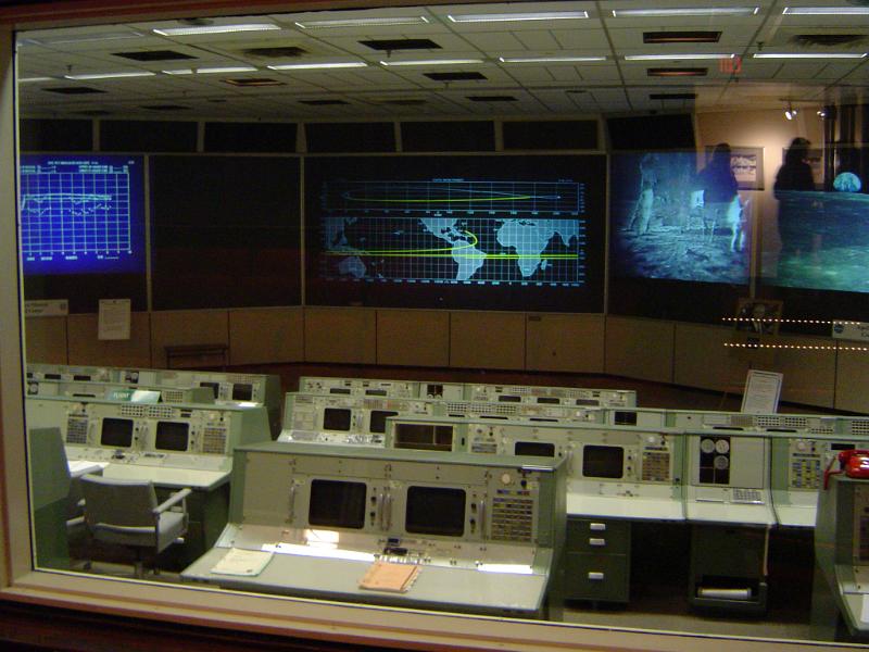 High Tech Facilities at Mission Control Center High Technology Room Facilities at NASA Mission Control Center.