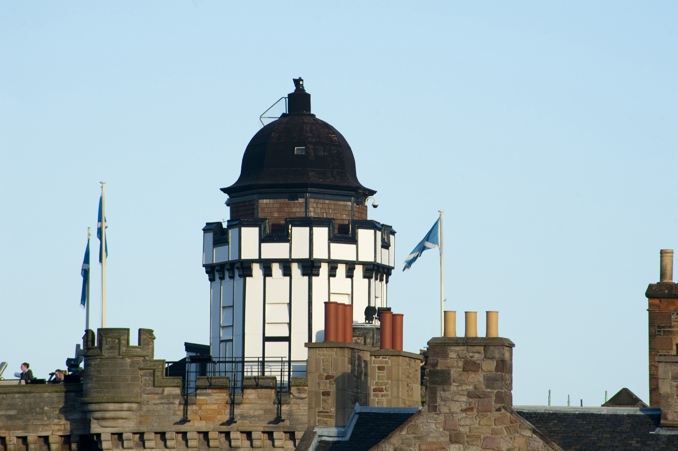 an image of dome of the edinbrugh camera obscura