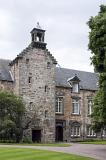 University of Saint Andrews with small windows and a bell tower above the entryway