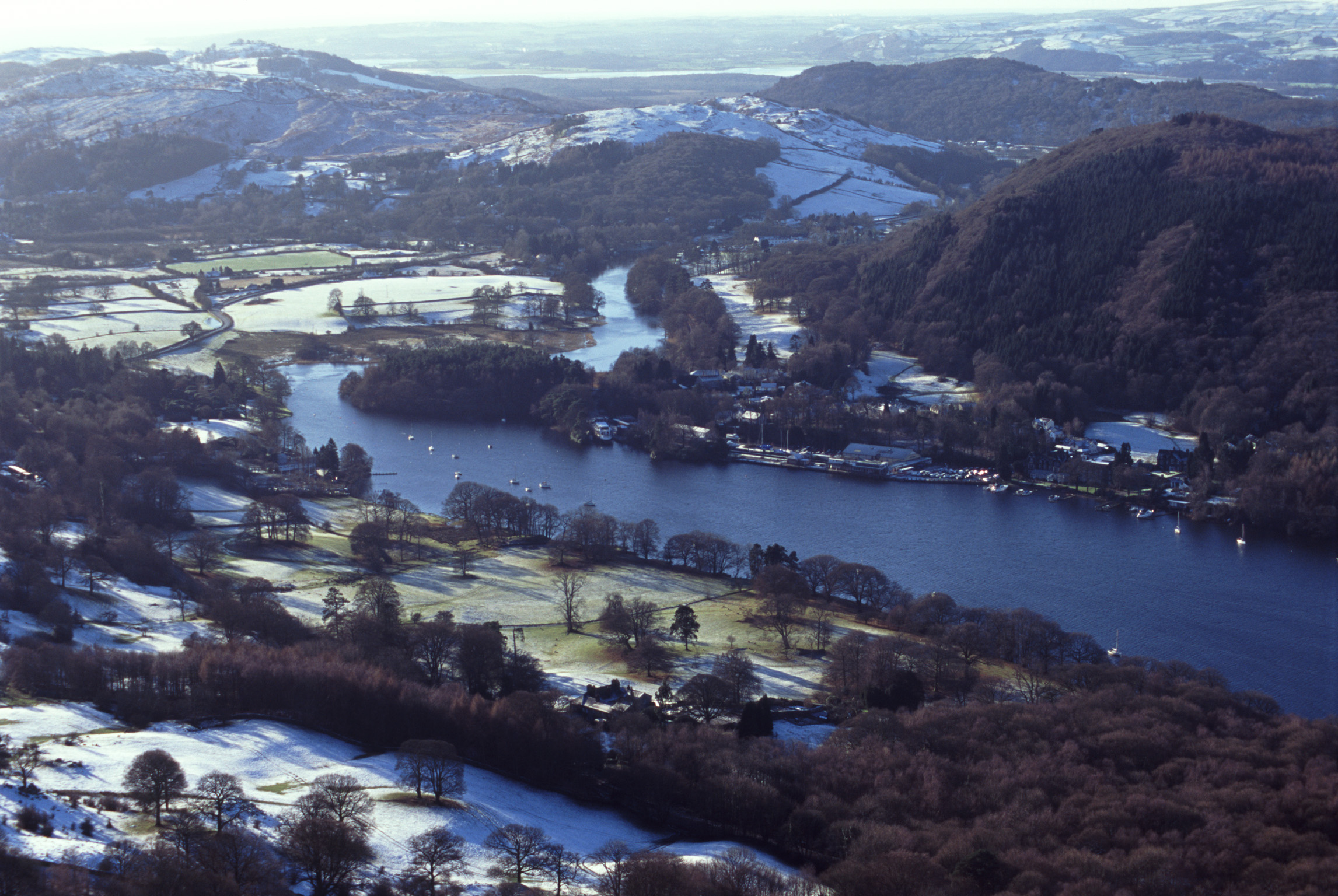 an image of newby bridge and lake side on windermere