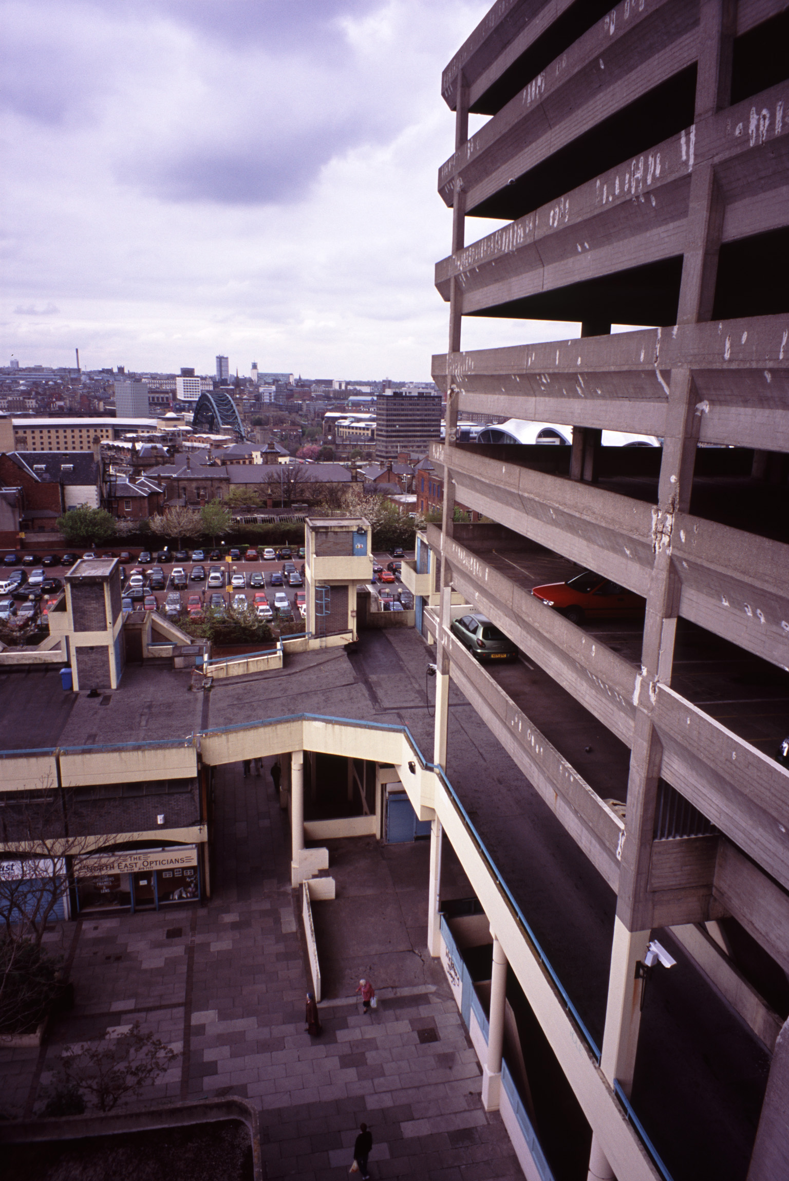 an image of Outside View of Trinity Shopping Center in Gateshead, England.