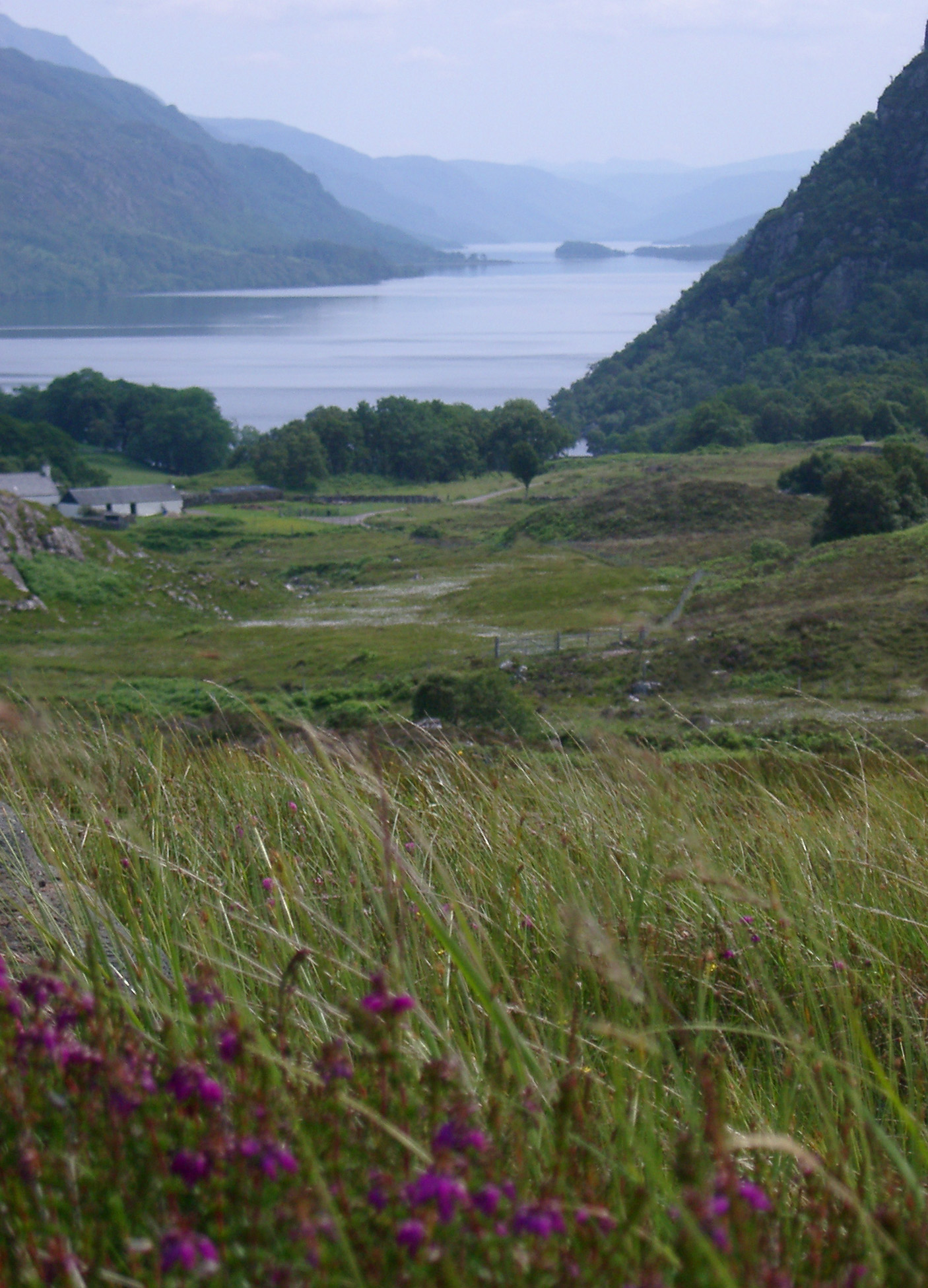 an image of calm loch and surrounding hills in the scottish highlands